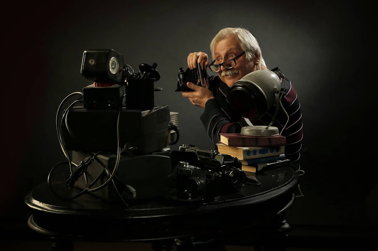 Фотограф за работой